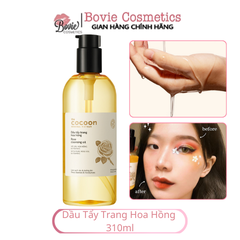 Dầu tẩy trang hoa hồng Cocoon