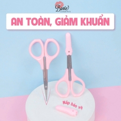 Kéo tỉa mày, cắt lông mi, cắt miếng kích mí Jary Hồng Eyebrow Scissors