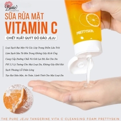 Gel Sữa Rửa Mặt Rau Má The Jeju Cica - Dưỡng Trắng Sạch Sâu Galactomyces First Deep Cleansing Foam Prettyskin