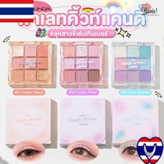 [MEILINDA] Bảng Mắt MEILINDA Your Candy Dream 9 Ô Kẹo Ngọt Nhũ Lì Vỏ Trong Thái Lan 5.4g MC3126