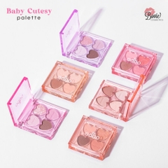 Bảng Phấn Mắt 4 Ô Hình Trái Tim ODBO Baby Cutesy Palette OD2035