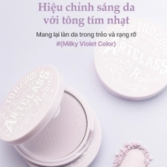 Phấn phủ kiềm dầu Too Cool For School Artclass By Rodin Finish Setting Pact Tím Milky Violet Điều Chỉnh Sắc Tố Da