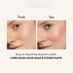 Bảng Má Hồng Kết Hợp Dạng Kem Và Phấn Catrice Blush Affair Cream & Powder Palette