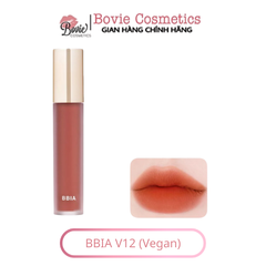 (Vegan - 2023) Son kem lì Bbia Last Velvet Lip Tint Version 8 Full màu