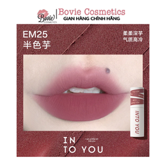 Son Kem Bùn & Má Hồng Mịn Môi Lâu Trôi Into You Shero Super Matte Lip & Cheek Mud 2g