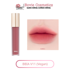 (Vegan - 2023) Son kem lì Bbia Last Velvet Lip Tint Version 8 Full màu