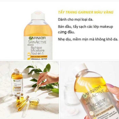 Nước Tẩy Trang Làm Sạch Sâu Garnier Micellar Cleansing Water