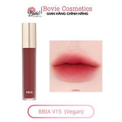 (Vegan - 2023) Son kem lì Bbia Last Velvet Lip Tint Version 8 Full màu
