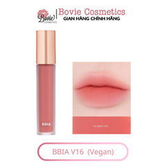 (Vegan - 2023) Son kem lì Bbia Last Velvet Lip Tint Version 8 Full màu