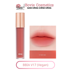 (Vegan - 2023) Son kem lì Bbia Last Velvet Lip Tint Version 8 Full màu