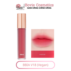 (Vegan - 2023) Son kem lì Bbia Last Velvet Lip Tint Version 8 Full màu