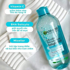 Nước Tẩy Trang Làm Sạch Sâu Garnier Micellar Cleansing Water