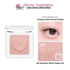 [PERIPERA] Phấn Mắt Đơn Tiện Lợi PERIPERA Heart Pocket Single