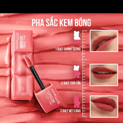 Son Kem Bông Bền Màu Superstay Teddy Tint Maybelline New York 5ml