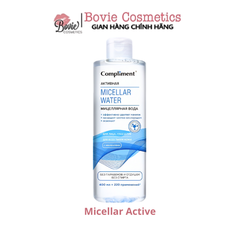Nước Tẩy Trang Compliment 3in1 400ml Micellar Water Làm Sạch, Giữ Ẩm Và Dưỡng Mềm Da
