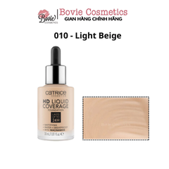 Kem Nền Kiềm Dầu, Che Phủ Tự Nhiên Catrice HD Liquid Coverage Foundation 30ml