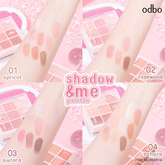 Bảng Phấn Mắt 9 Ô Odbo Shadow & Me Palette OD2014 Lên Màu Siêu Đẹp