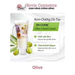 Kem Dưỡng Da Tay 3W Clinic Hand Cream 100ml