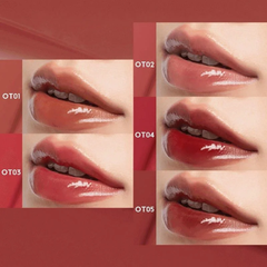 Son Tint Bóng INTO YOU Vỏ Đỏ ONE SHOT Độ Bóng Cao Lip Tint