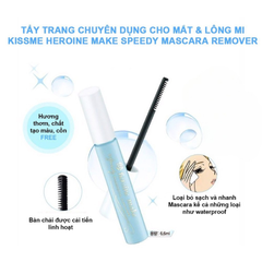 Tẩy Trang Chuyên Dụng Cho Mắt & Lông Mi Kissme Heroine Make Speedy Mascara Remover 66ml