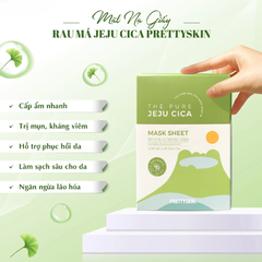 Mặt Nạ Rau Má Prettyskin The Pure Jeju Mask Sheet