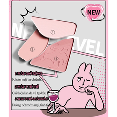 [VEECCI] Phấn Má Hồng VEECCI 3 Ô x MY FRIEND RABBIT OH~ BABE In Nổi Gợn Sóng Tone màu tự nhiên 7g