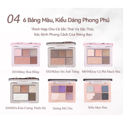 Bảng Phấn Mắt 5 Ô VEECCI Gợn Sóng Nước Veecci Dream Summer Eye Shadow