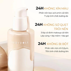 Kem Nền Judydoll Traceless Cloud-Touch Cream Foundation