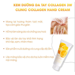 Kem Dưỡng Da Tay 3W Clinic Hand Cream 100ml