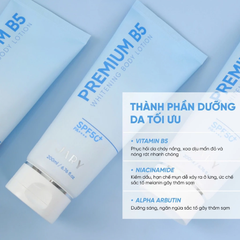 KEM DƯỠNG TRẮNG DA BODY B5 JARY PREMIUM B5 WHITENING BODY LOTION 200ML