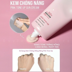 Kem Chống Nắng PrettySkin Sun Cream SPF 50+ PA++++ Hydra B5 Exosome Tone Up - Treatment - Oil Control
