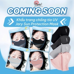 Khẩu trang vải chống tia UV Jary Sun Protection Mask (1 cái- màu ngẫu nhiên)