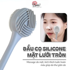 CỌ RỬA MẶT & ĐẮP MẶT NẠ JARY 2-IN-1 SILICONE FACIAL CLEANSING BRUSH