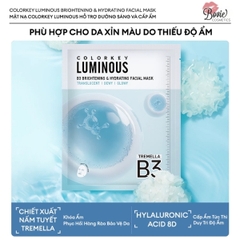 Mặt Nạ Colorkey B3 Hỗ Trợ Dưỡng Sáng Da Luminous B3 Brightening Facial Mask 30ml