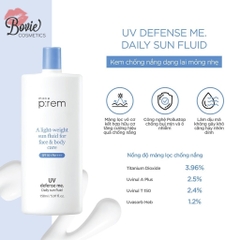Kem Chống Nắng Make P:rem UV Defense Me Daily Sun Fluid SPF 50+ PA++++ 150ml