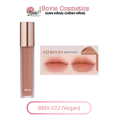 (Vegan - 2023) Son kem lì Bbia Last Velvet Lip Tint Version 8 Full màu