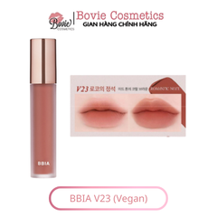 (Vegan - 2023) Son kem lì Bbia Last Velvet Lip Tint Version 8 Full màu