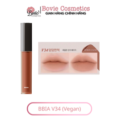 (Vegan - 2023) Son kem lì Bbia Last Velvet Lip Tint Version 8 Full màu