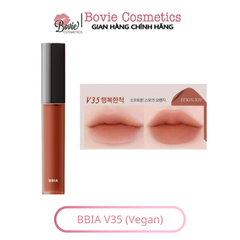 (Vegan - 2023) Son kem lì Bbia Last Velvet Lip Tint Version 8 Full màu