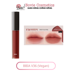 (Vegan - 2023) Son kem lì Bbia Last Velvet Lip Tint Version 8 Full màu