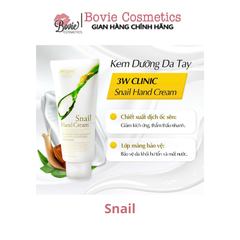 Kem Dưỡng Da Tay 3W Clinic Hand Cream 100ml