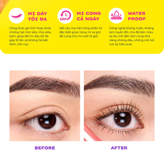 Chuốt Mi Lemonade SuperNatural Mascara Làm Dài, Dày Và Cong Mi Màu Đen