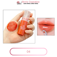 Son Bóng 4U2 Plumping Gloss Đầu Cọ Thép Massage Môi, Dưỡng Môi Mềm Căng Mọng 35g