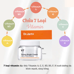 Kem Dưỡng Hỗ Trợ Làm Trắng Da, Giảm Thâm Mụn Dr.Jart+ V7 Toning Light