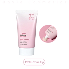 Kem Chống Nắng PrettySkin Sun Cream SPF 50+ PA++++ Hydra B5 Exosome Tone Up - Treatment - Oil Control