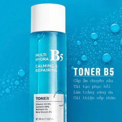 Nước Hoa Hồng Phục Hồi Dưỡng Trắng Pretty Skin Multi Hydra B5 Calming & Repairing Toner