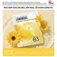 Mặt Nạ Colorkey B3 Hỗ Trợ Dưỡng Sáng Da Luminous B3 Brightening Facial Mask 30ml