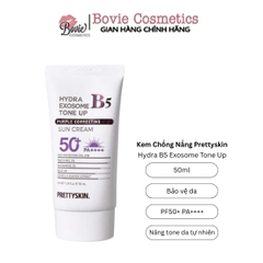 Kem Chống Nắng PrettySkin Sun Cream SPF 50+ PA++++ Hydra B5 Exosome Tone Up - Treatment - Oil Control