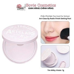 Phấn phủ kiềm dầu Too Cool For School Artclass By Rodin Finish Setting Pact Tím Milky Violet Điều Chỉnh Sắc Tố Da