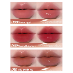 Son Mooekiss Serum Dưỡng Không Dính Cốc Hiệu ứng Tráng Gương Hai đầu đa Năng 3ml+3ml